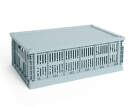 Plastové víko Colour Crate L, dusty blue