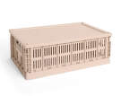 Plastové víko Colour Crate L, powder