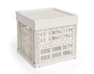 Plastové víko Colour Crate Cube/Square M, off-white