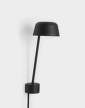 Lean Wall Lamp, black