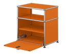 Noční stolek USM Haller M55, pure orange