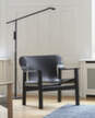 Stojací lampa Fifty-fifty, soft black