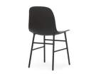 Židle Form, černá/ocel