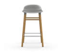Barová židle Form 65 cm, grey/oak