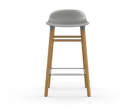 Barová židle Form 65 cm, grey/oak