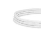 Textilní kabel, bílý