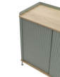 Komoda Enfold Sideboard 100x85, oak/grey