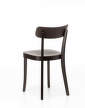 Basel Chair, chocolate / black beech