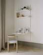 Policová sestava Study Shelf, white/white