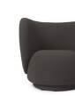 kreslo-Rico Lounge Chair Grain, chocolate