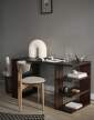 stul-Edre Desk, dark stained pine