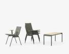 zidle-Ville AV33 Chair, bronze green