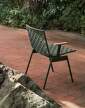 zidle-Ville AV33 Outdoor Armchair, bronze green