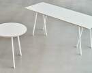 stoly-Loop Stand Tables, white