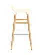 stolicka-Form Bar Chair 75 cm Oak, cream/oak