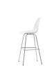 Barová židle Eames Plastic High, white/chrome
