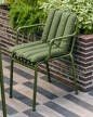 Prošívaný podsedák Palissade Chair and Armchair Soft Quilted Cushion, olive