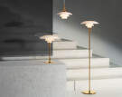 Stojací lampa PH 3½-2½, brass metallised