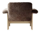Křeslo Brasilia Low Back, Sheepskin sahara/natural oak