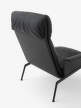 Křeslo Muno LN17 High Back w. Arms, black