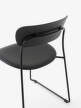 Židle Pavilion AV52, black oak/Noble black