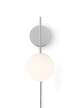 Nástěnná lampa TR Bulb Suspended, polished steel