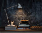 Stolní lampa NJP, light aluminium grey