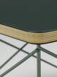 Occasional Table LTR Linoleum Jade,  Eames sea foam green