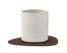 Podložka pod skleničku Curve Nupo, dark brown