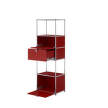 Policová sestava USM Haller M52, ruby red