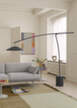 Stojací lampa Contra, anthracite black