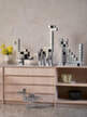 Panton Cubes, chrome