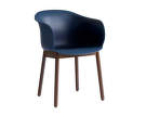 Židle Elefy JH30, blue midnight/walnut