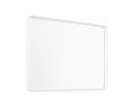 Norm Wall Mirror, rectangular, white