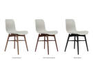 Langue Chair Wood - Flint Grey