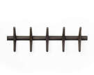 Věšák PI Wall Coat Rack, dark brown