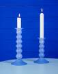 svicny-Wavy Candleholder Medium, jade light blue