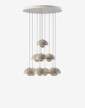 lustr-Flowerpot Chandelier VP10 10, grey beige