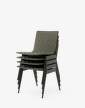 zidle-Ville AV33 Chair, bronze green