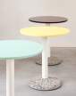 stoly-Ceramic Table Ø70, bright yellow