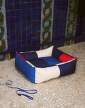 pelech-HAY Dogs Bed M, red/blue