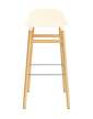 stolicka-Form Bar Chair 75 cm Oak, cream/oak