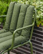 Prošívaný podsedák Palissade Chair and Armchair Soft Quilted Cushion, olive