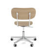 Kancelářská židle Co Task Chair, polished aluminium/natural oak