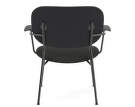 Křeslo Co Lounge Chair, black oak/Re-wool 0198