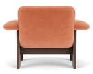 Křeslo Brasilia Low Back, Avalon 012/dark stained oak