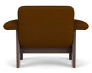 Křeslo Brasilia Low Back, Baru 0450/dark stained oak