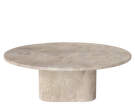 Venkovní konferenční stolek Eida Ø90 H32, beige marble
