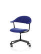 Kancelářská židle Mynt Upholstery s kolečky, electric blue/black