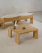 Odkládací stolek Tenon Large, natural oak